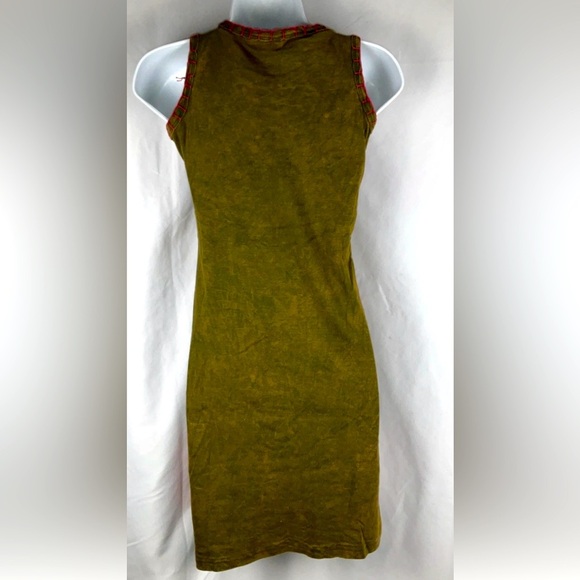 K.P.C. Women’s Dress Size Medium. Hand Stitched Beautiful Colorful Made In Nepal - Picture 2 of 9